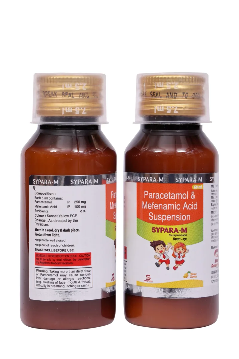 Sypara M Syp – Mefanamic Acid 100mg + Paracetamol 250 mg