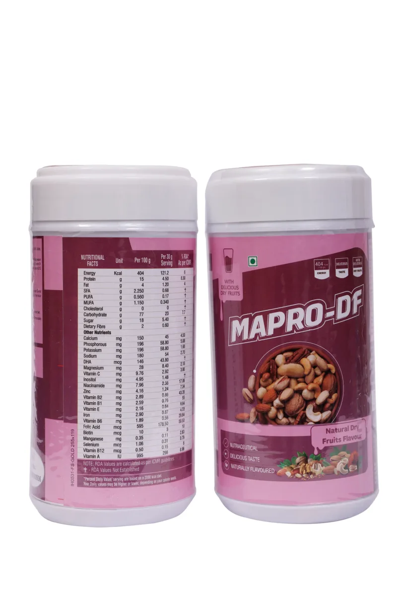 Mapro DF/ Suv-Pro DF – Protein and Vitamin powder with Dry Fruits