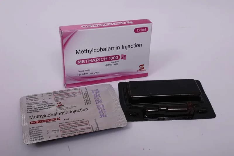 Metharich 1000 Inj – Methylcobalamin 1000mcg + Benzyl Alcohol 2% v/v