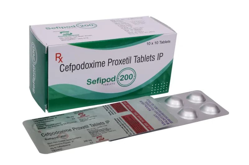 Sefipod 200 Tab – Cefpodoxime Proxetil 200mg